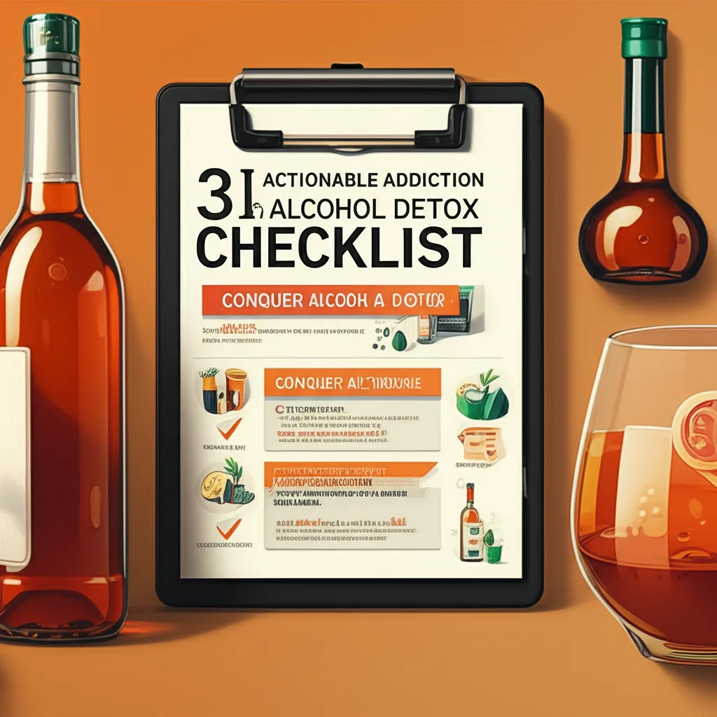 Conquer Alcohol Addiction: Your 3-Step Actionable Detox Checklist for a Sober Future