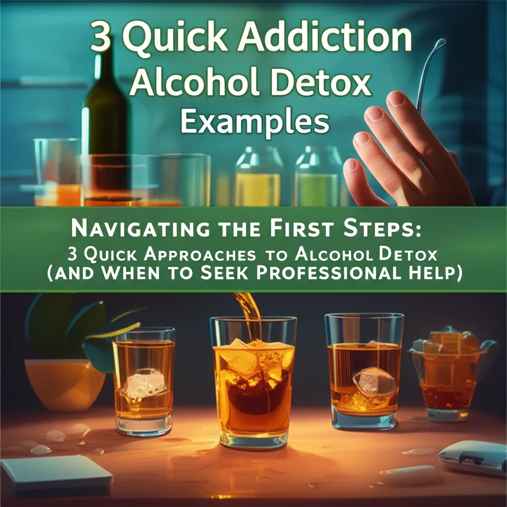Navigating the First Steps: 3 Quick Approaches to Alcohol Detox (and When to Seek Professional Help)