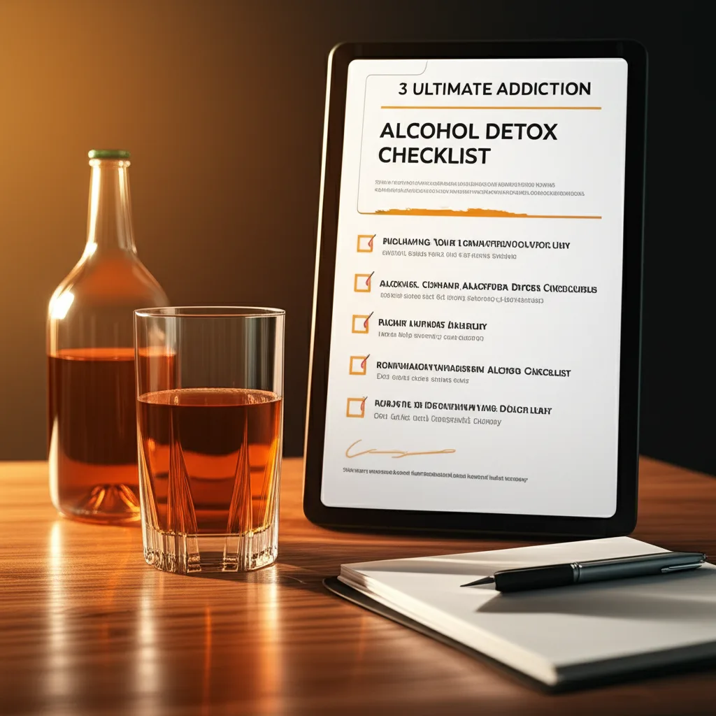 Reclaiming Your Life: The 3 Ultimate Addiction Alcohol Detox Checklists for a Safe and Successful Journey