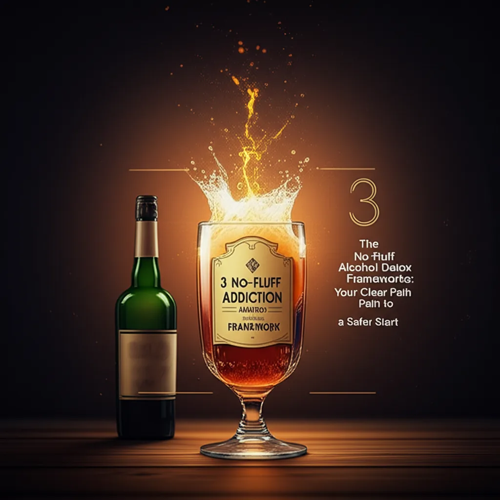 The 3 No-Fluff Alcohol Detox Frameworks: Your Clear Path to a Safer Start