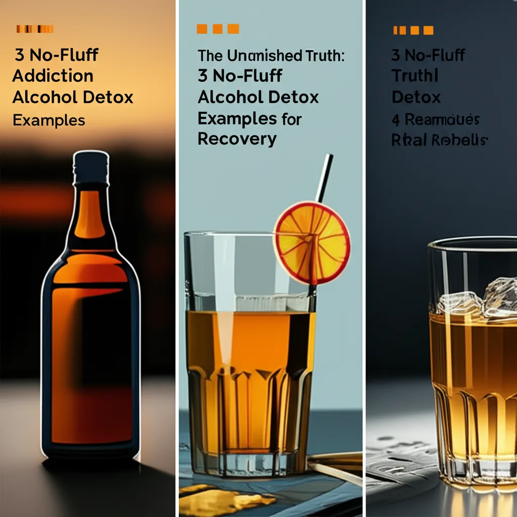 The Unvarnished Truth: 3 No-Fluff Alcohol Detox Examples for Real Recovery