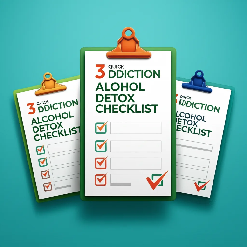 Your 3 Quick Addiction Alcohol Detox Readiness Checklists: A Guide to Safe Sobriety