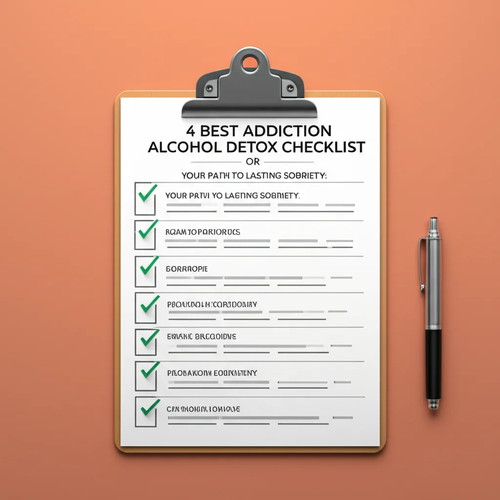 Your Path to Lasting Sobriety: The 4 Best Addiction Alcohol Detox Checklists